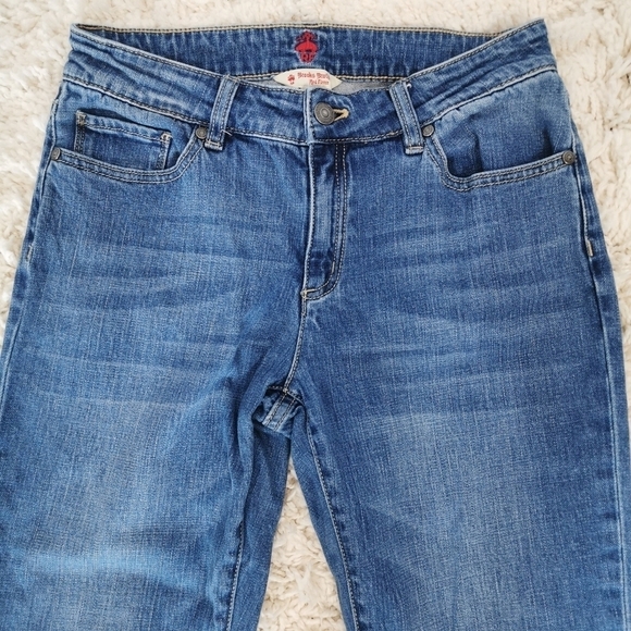Brooks Brothers Red Fleece Mid-Rise Straight Leg Jeans - Sz 4 - Picture 2 of 8